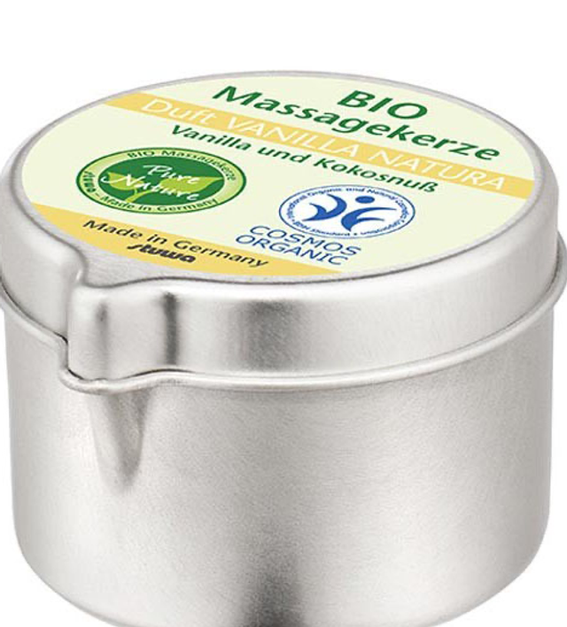 Vela de masaje vainilla y coco