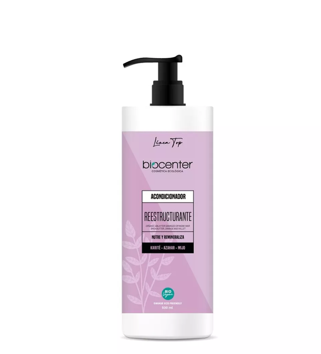 Acondicionador cabello frágil y dañado, Karite mijo y azahar biocenter 500ml