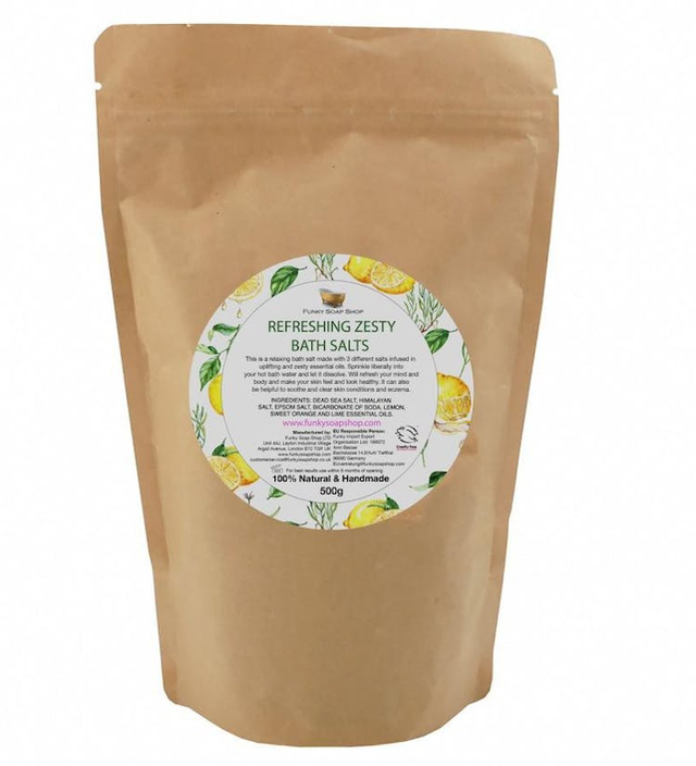 Funky sales de baño limón 500g