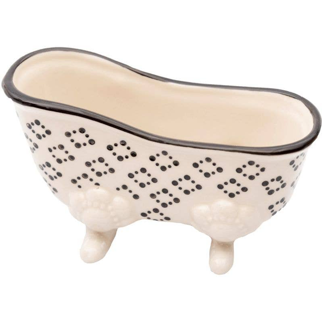 Jabonera bañera – negra