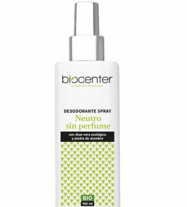 Biocenter, desodorante en spray, neutro sin perfume 100ml