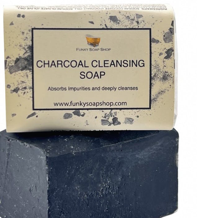 Funky jabón, carbono activo
