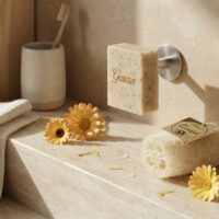 Jabón Sólido Calmante de Caléndula – Gaura - Imagen 4