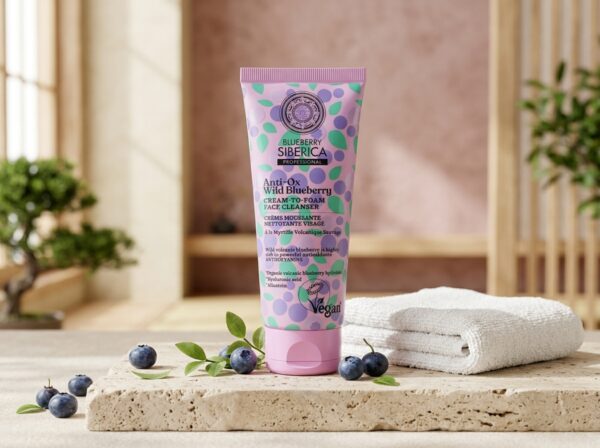 Crema Limpiadora Facial Blueberry Siberica 100 ml Crema limpiadora facial espumosa Blueberry Siberica Natura Siberica 100 ml
