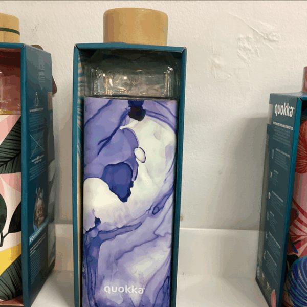 Quokka botella cristal cuadrada Quokka botella cristal cuadrada