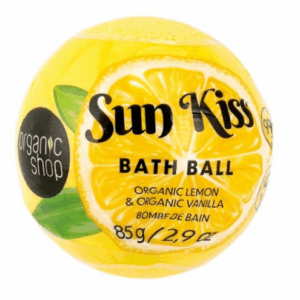 Bomba baño limón y vainilla orgánica 85g