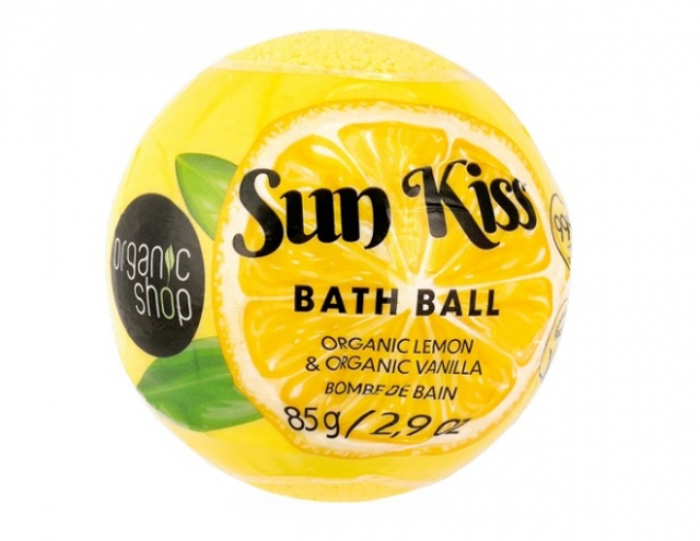 Bomba baño limón y vainilla orgánica 85g