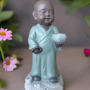 Estatua de Buda con soporte de incienso Aumone