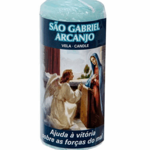 Vela Pilar 4,8x12cm San Gabriel Arcángel