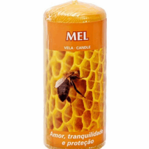 Vela Pilar 4,8x12cm Miel