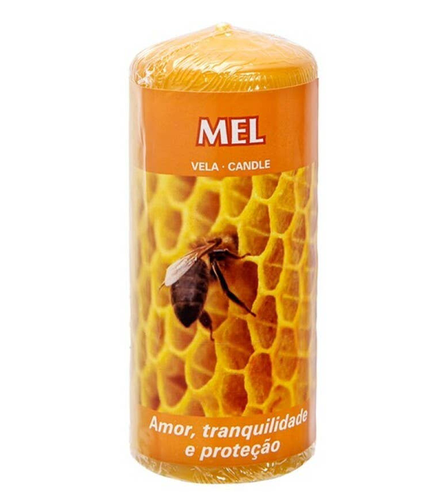 Vela Pilar 4,8x12cm Miel