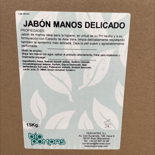 Jabon Manos Delicado