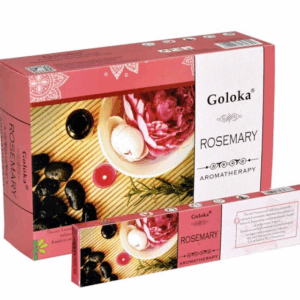 Incenso Goloka, aromaterapia, 15 g, romero