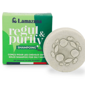 Champú sólido para cabello graso – Arcilla verde y espirulina