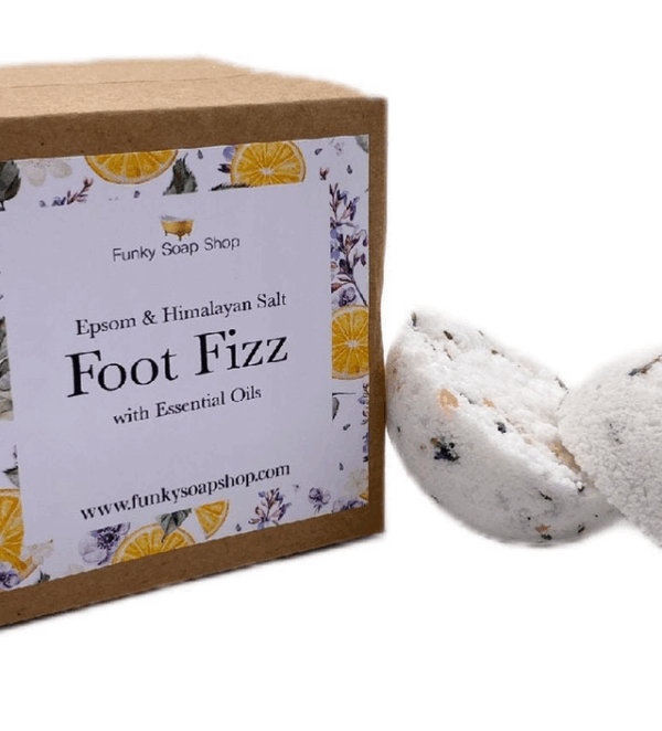 Funky sales y aceites esenciales para pies Funky sales y aceites esenciales para pies
