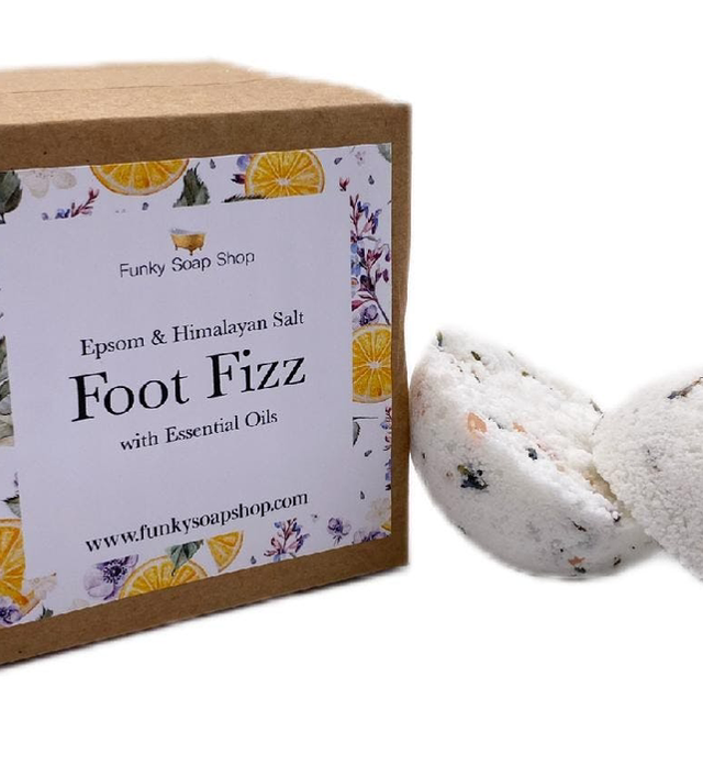 Funky sales y aceites esenciales para pies