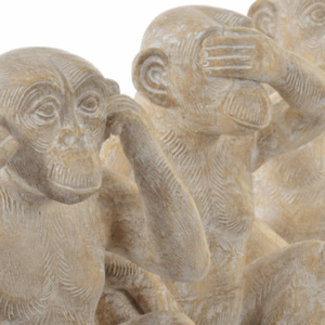 Figura resina mono 19x17x25