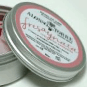 Lata de fresa y nata