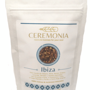 Incienso Ibiza 100g Mezcla con aroma cálido y avainillado.