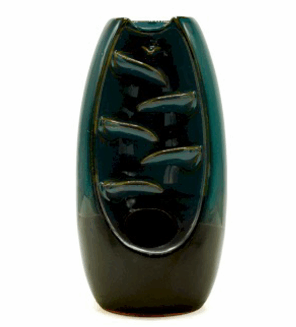 Quemador de Incienso Reflujo Inverso – Serina Cascada Ovalada