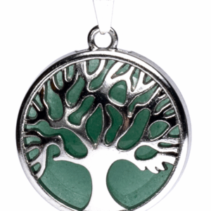 Colgante árbol de la vida con Aventurina verde