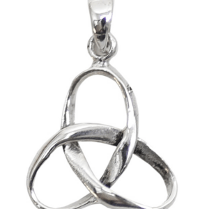Silver pendant – infinity knot