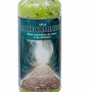 Vela Pilar Hierbas 6x14cm Abre Caminos