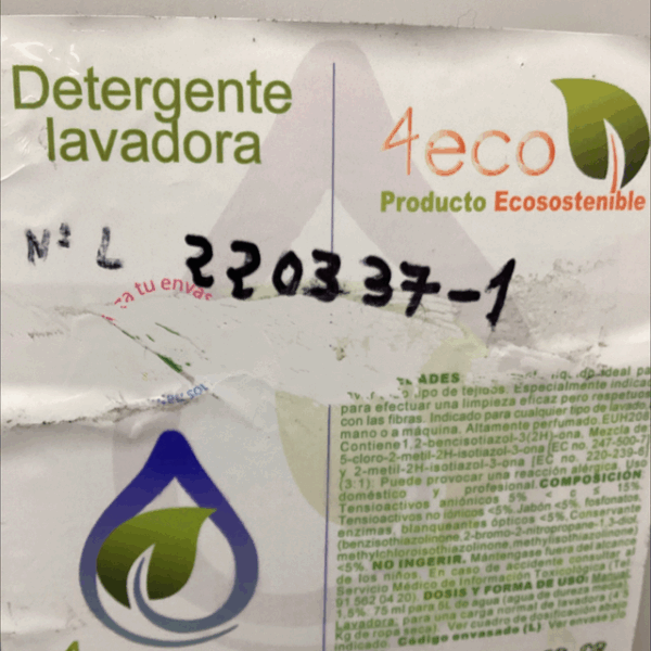 Detergente Lavadora Base