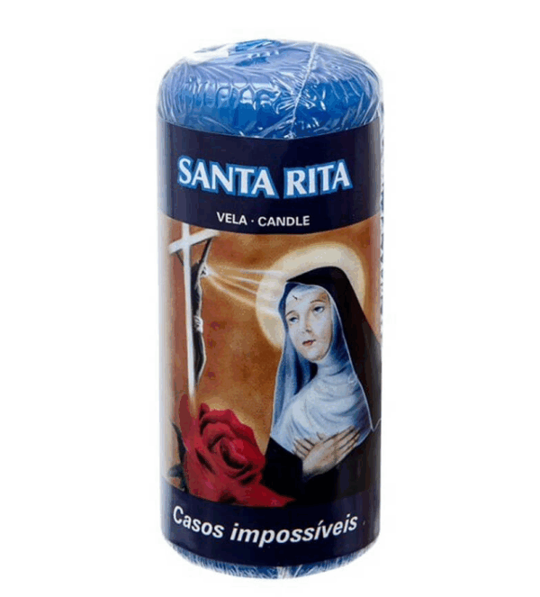Vela Pilar 4,8x12cm Santa Rita Vela Pilar 4,8x12cm Santa Rita