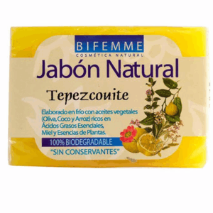 Jabón Natural tepezcouite Bifemme 100g