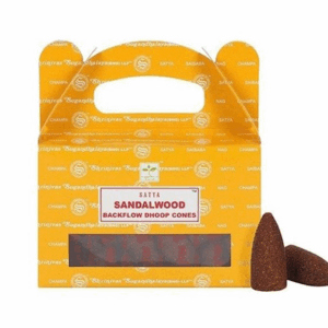 Conos de incienso para cascada de sándalo SATYA 75G