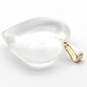 Colgante corazón de cuarzo