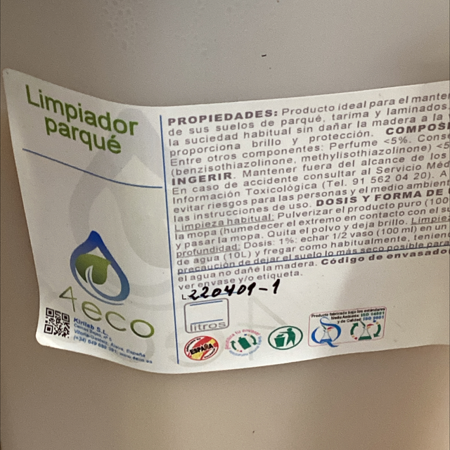 Limpiador Parqué 4ECO