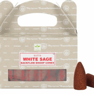 Conos de incienso para cascada de salvia blanca 24uds
