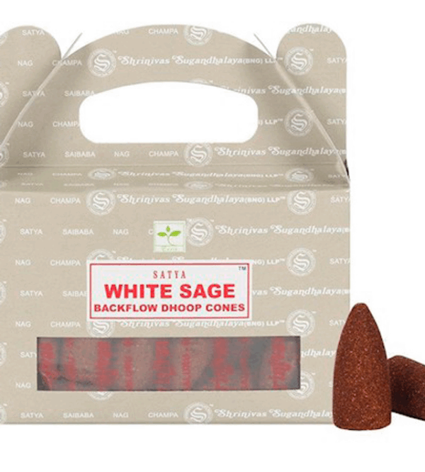 Conos de incienso para cascada de salvia blanca 24uds Conos de incienso para cascada de salvia blanca 24uds