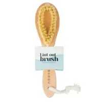 Cepillo quita pelusas Lint Out Brush de madera de haya y sisal