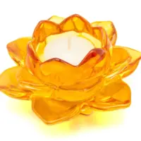 Portavelas de vidrio 11 x 5,5 cm - Imagen 1