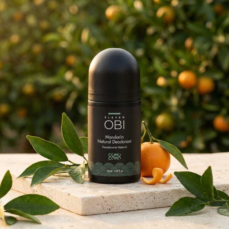 Desodorante ecológico de mandarina sin aluminio